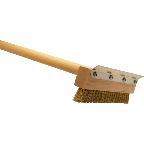 Commercial Pizza and Oven Brush, Brass, 40" Long Equipment World