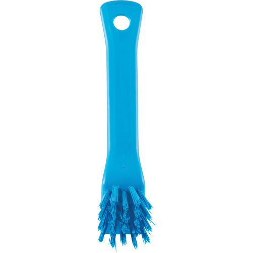 Brush with Scraping Edge, Stiff Bristles, 6" Long, Blue Equipment World