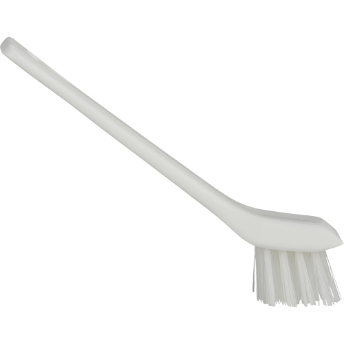 Brush with Scraping Edge, Stiff Bristles, 6" Long, White Equipment World