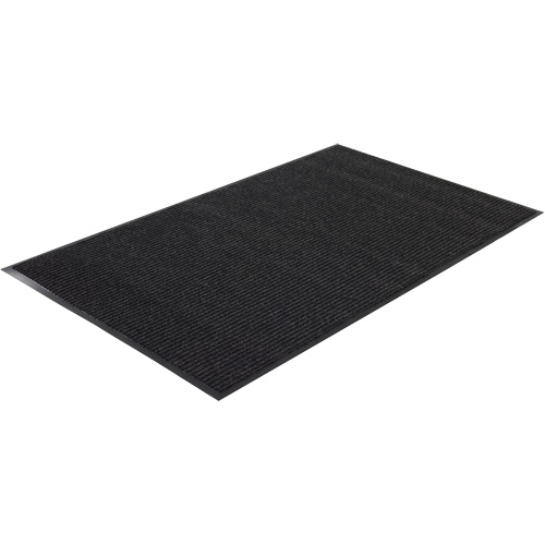 Twin Rib Matting, Wiper/Scraper, 4' x 6' x 1/4", Charcoal Equipment World