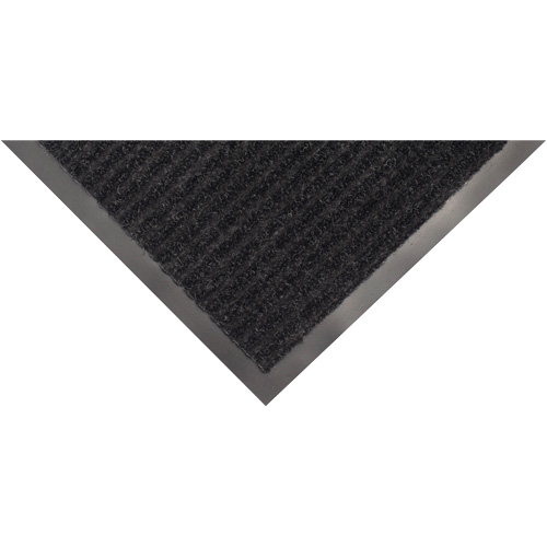 Twin Rib Matting, Wiper/Scraper, 4' x 6' x 1/4", Charcoal Equipment World