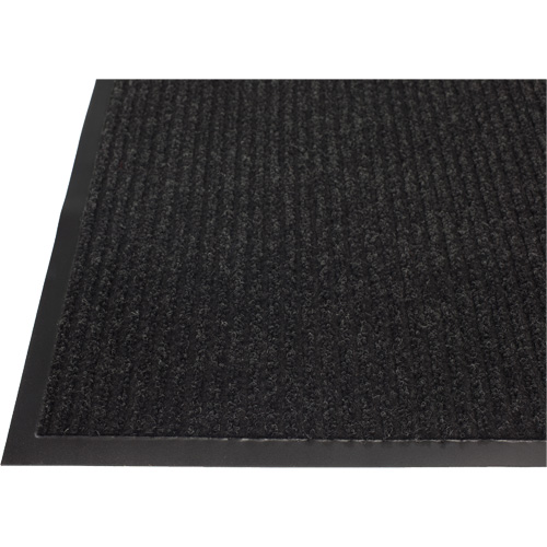 Twin Rib Matting, Wiper/Scraper, 4' x 6' x 1/4", Charcoal Equipment World