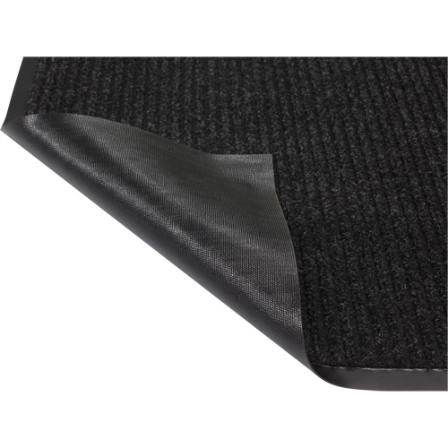 Twin Rib Matting, Wiper/Scraper, 4' x 6' x 1/4", Charcoal Equipment World
