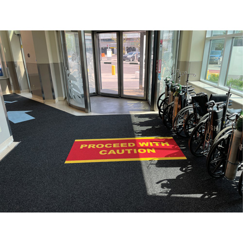 Supreme Knob Entrance Matting, Wiper/Scraper, 6-5/6' x 6' x 7/16", Charcoal Equipment World