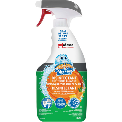 Scrubbing Bubbles&reg; Disinfecting Restroom Cleaner, 32 oz., Trigger Bottle Equipment World