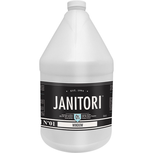 Janitori 01 Window Cleaner, 4 L, Jug Equipment World
