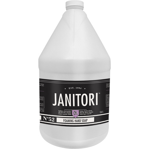 Savon &agrave; main Janitori 52, Mousse, 4 L, Parfum&eacute; Equipment World