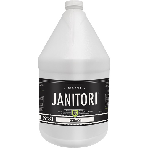 Janitori 81 Dishwash Cleaner, Liquid, 4 L Equipment World