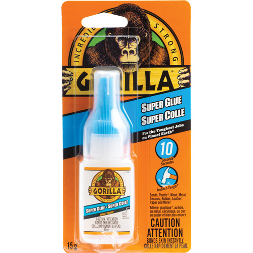Super Glue, 15 g, Bottle, Clear Equipment World