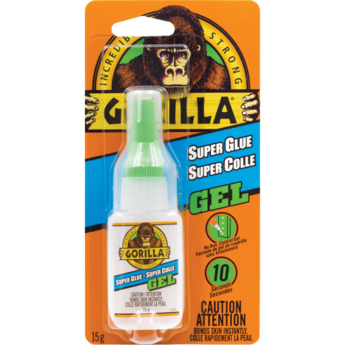 Super Glue Gel, 15 g, Bottle, Clear Equipment World