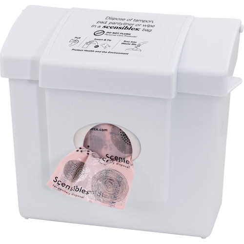 Contenant &agrave; d&eacute;chets & distributeur combin&eacute; Scensibles Equipment World