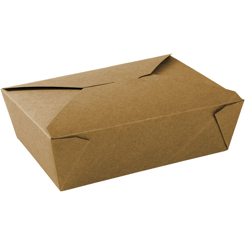 Kraft Take Out Food Containers, Corrugated, Rectangular Equipment World