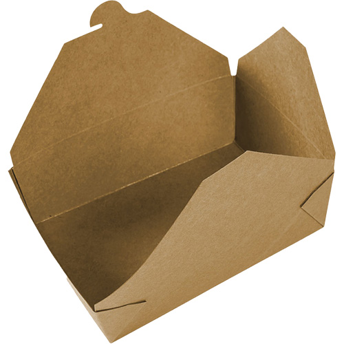 Kraft Take Out Food Containers, Corrugated, Rectangular Equipment World