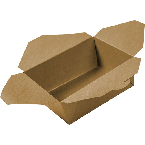 Kraft Take Out Food Containers, Corrugated, Rectangular Equipment World
