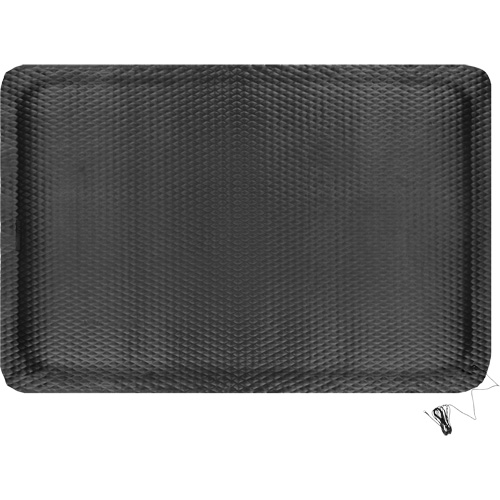 Hog Heaven Electrically Conductive Mat Kit, 4' W x 6' L, 7/8" Thickness, Black, Nitrile Equipment World