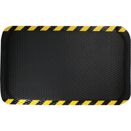 Hog Heaven Mat, Diamond, 3' x 5' x 5/8", Black/Yellow, Nitrile Equipment World