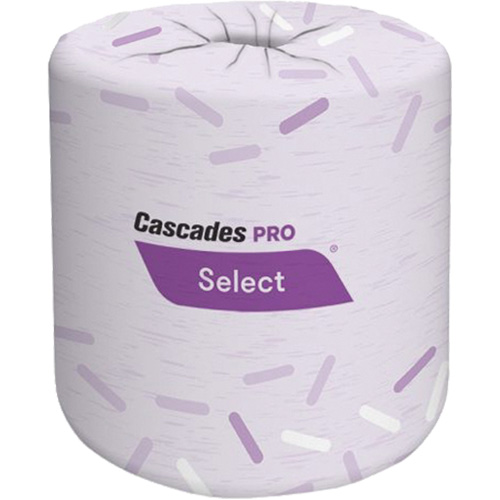 Pro Select&reg; Bathroom Tissue, 2 Ply, 420 Sheets/Roll, White Equipment World