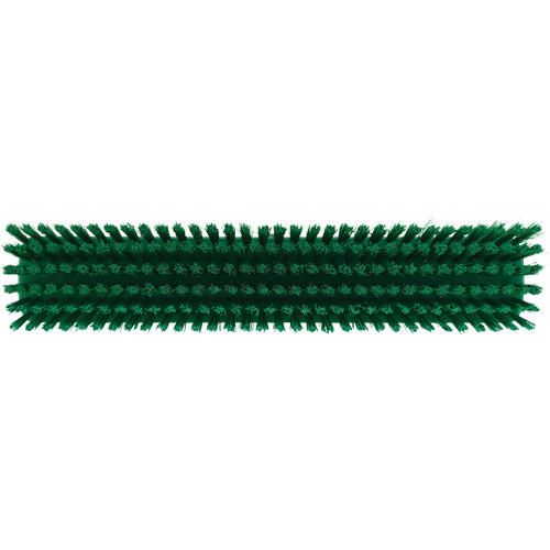 Push Broom Head, Fine/Stiff Bristles, 16-1/2", Polyester/Polypropylene, Green Equipment World