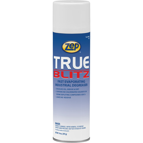 True Blitz Fast-Evaporating Industrial Degreaser, 14 oz., Aerosol Can Equipment World