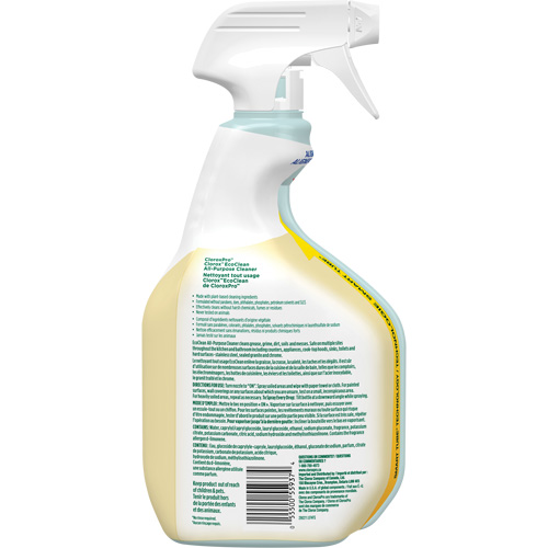 CloroxPro Clorox EcoClean All-Purpose Cleaner, 946 ml, Trigger Bottle Equipment World