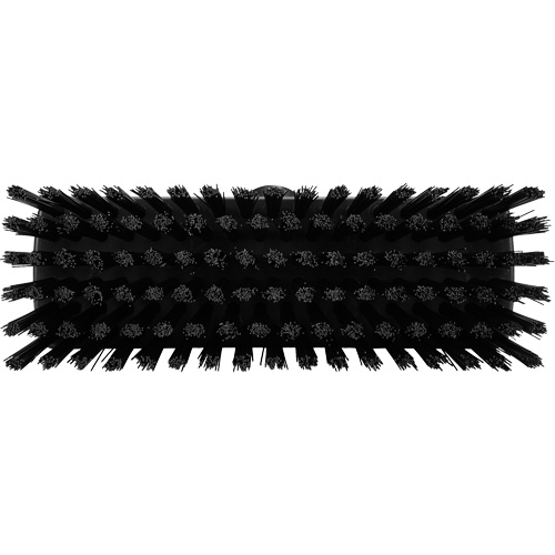 Compact Wall/Deck Broom, Stiff Bristles, 8-9/10", Polyester/Polypropylene, Black Equipment World