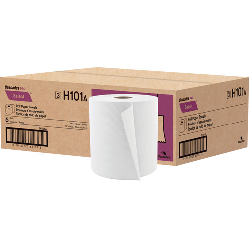 Rouleau de papier essuie-tout PRO Select, 1 pli, Standard, 1000' lo Equipment World