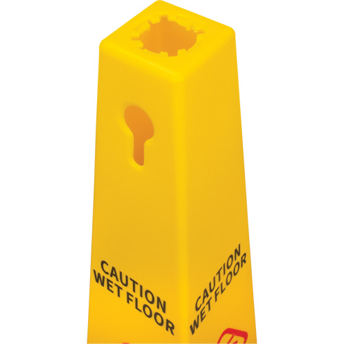 Wet Floor Safety Cone, Bilingual with Pictogram Equipment World