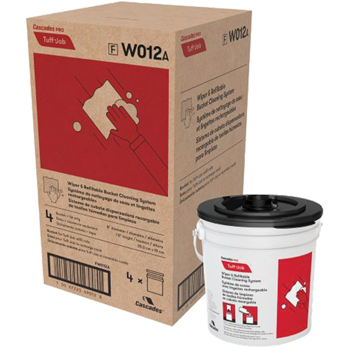 PRO Tuff-Job&reg; Refillable Bucket & Lid for W011 Wipers Equipment World