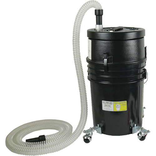 High Capacity HEPA Abatement Vacuum, Dry, 5 US Gal. (18.92 Litres) Equipment World