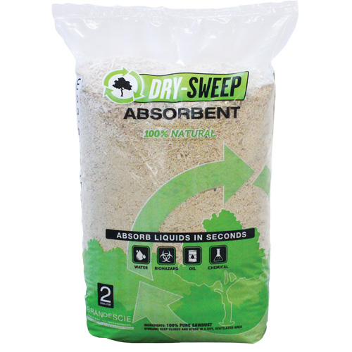 Dry Sweep Biodegradable Natural Absorbent, Bag, 22 lbs. (10 kg) Equipment World