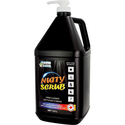 Nutty Scrub Hand Cleaner with Walnut Shell Scrubbers, Pumice, 3.5 L, Bottle, Unscented Equipment World