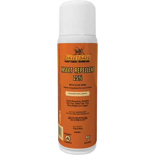 Insect Repellent, 25% DEET, Aerosol, 170 g Equipment World