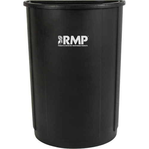 Half-Round Garbage Bin, Polyethylene, 21 US gal. Equipment World