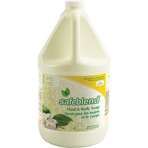 Savon pour les mains et le corps au th&eacute; vert et jasmin, Liquide, 4 L, Parfum&eacute; Equipment World