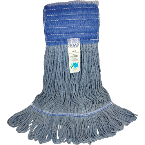 T&ecirc;te de vadrouille &agrave; bande large, Antimicrobien/Finition de plancher/Sp&eacute;cialis&eacute;, Coton/Rayonne/Synth&eacute;tique, Style Boucle Equipment World
