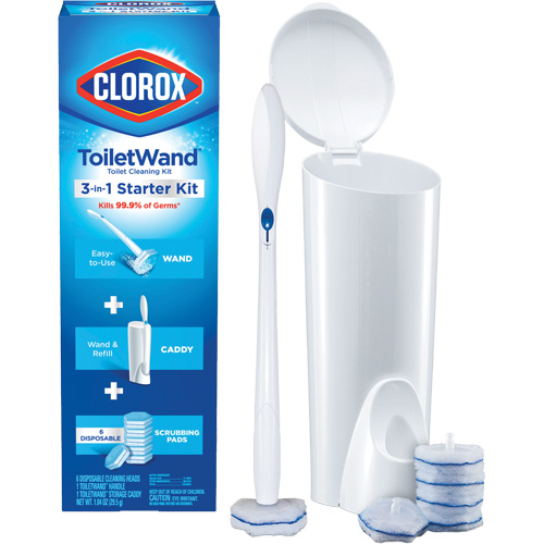 Disinfecting ToiletWand Disposable Cleaner 3-in-1 Starter Kit Equipment World