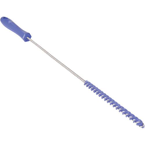 Tube Brush, Stiff Bristles, 19-7/10" Long, Purple Equipment World