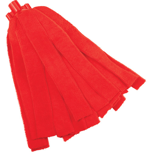 Socket Mop, Red, Microfibre, Cut Style Equipment World