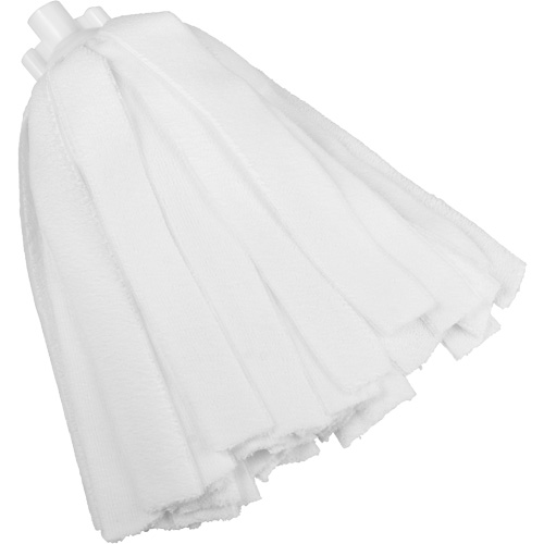 Socket Mop, White, Microfibre, Cut Style Equipment World