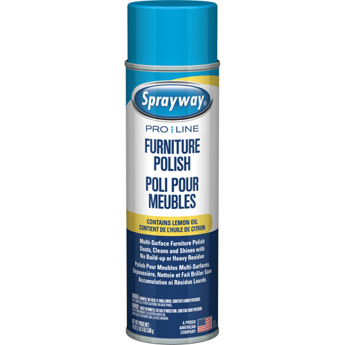 Pro Line Furniture Polish with Lemon Oil, 19 oz., Aerosol Can Equipment World