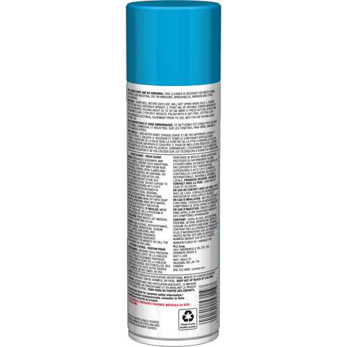 Nettoyant pour vitres Pro Line sans ammoniaque, au parfum frais, 19 oz., Canette a&eacute;rosol Equipment World