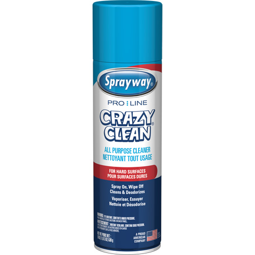 Pro Line Crazy Clean&reg; All Purpose Crazy Cleaner, 19 oz., Aerosol Can Equipment World