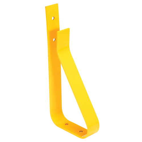 Rail Post, Steel, 10-3/4" L x 24" H, Yellow Equipment World