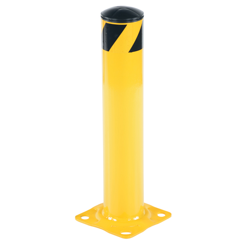 Butoir de s&eacute;curit&eacute;, Acier, 24" h x 4,5" la, Jaune Equipment World