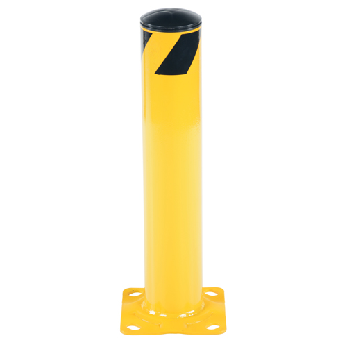 Butoir de s&eacute;curit&eacute;, Acier, 24" h x 4,5" la, Jaune Equipment World