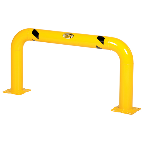 High Profile Machinery Guards, 4' W x 2' H, Yellow Equipment World