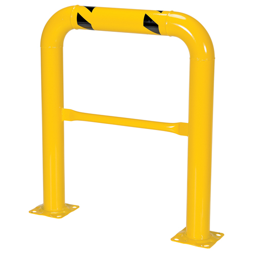 High Profile Machinery Guards, 3' W x 3.5' H, Yellow Equipment World