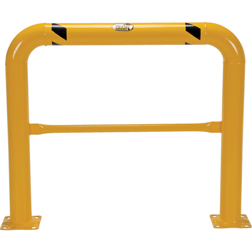 High Profile Machinery Guards, 4' W x 3.5' H, Yellow Equipment World
