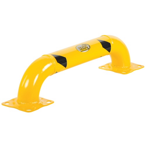 Low Profile Rack Guards, 3' W x 0.75' H, Yellow Equipment World