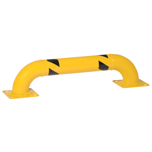 Low Profile Rack Guards, 3' W x 0.75' H, Yellow Equipment World